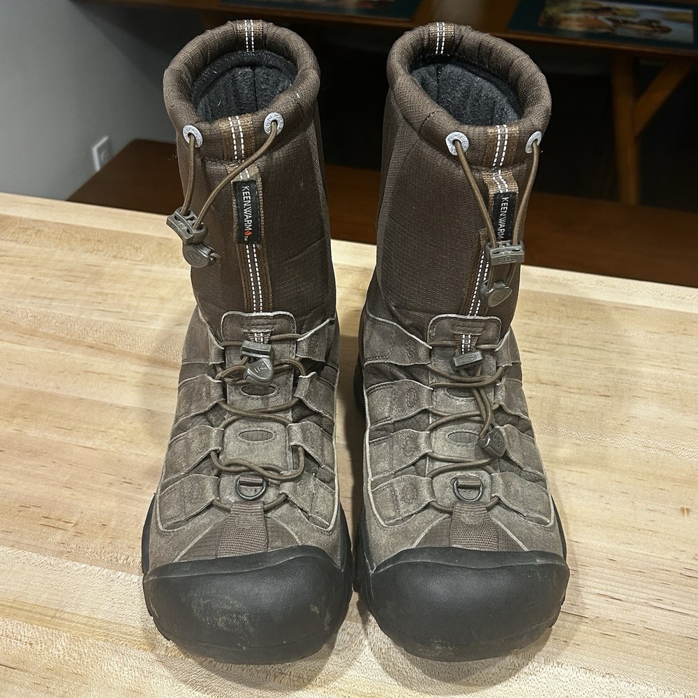 KEEN WINTERPORT LEATHER WATERPROOF WARM WINTER SNOW BOOT, Men's Size 9.5 - Picture 4 of 6